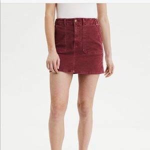 A corduroy Jean skirt